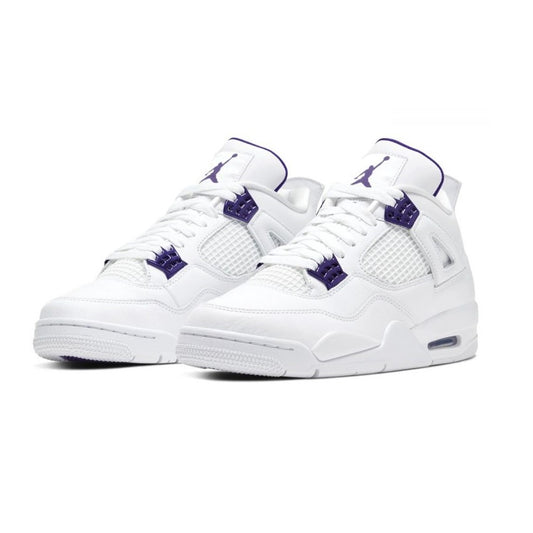 AIR JORDAN 4 BLANCAS Y MORADAS